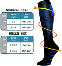 Charger l'image dans la galerie, Compression Socks Running Sports Socks Medical Nursing 20-30Mmhg for Flight Travel Pregnancy Edema Diabetes Varicose Veins Socks
